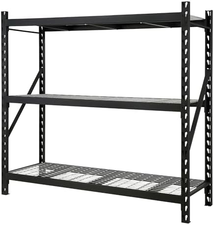 Ironton 3-Tier Steel Shelving Rack, 6,000-Lb. Total Capacity