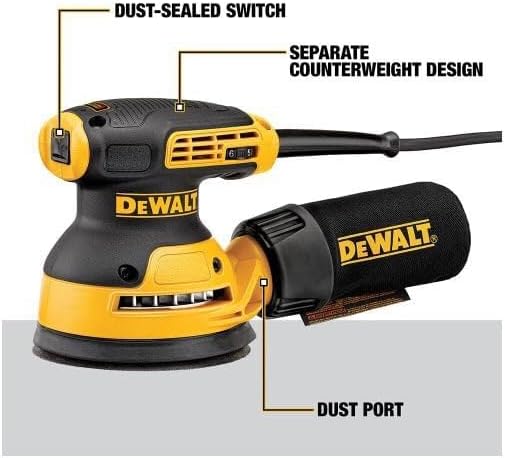 DEWALT Random Orbit Sander, Variable Speed, 5-Inch (DWE6423)