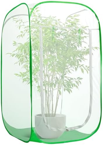 59"x35"x35" Pop Up Garden Mesh Plant Cover, Garden Netting Insect Enclosure