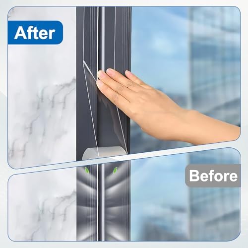 Window Insulation Tape for Winter Heavy Duty Weather Stripping Sealing Film Tape Draft Stopper 2 in x 66 Ft Keep Warm & Save Energy Easy Apply & Remove for Doors and Windows