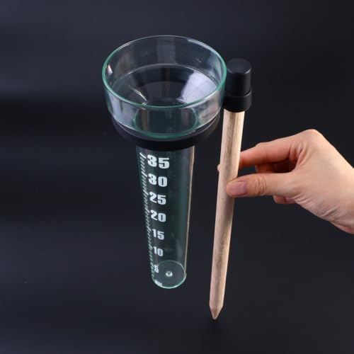 GALPADA 2 Sets 3-in-1 Outdoor Weather Station Measuring Wind Direction and Rainfall with Thermometer, Plastic Material for Garden Decoration and Farm Planting