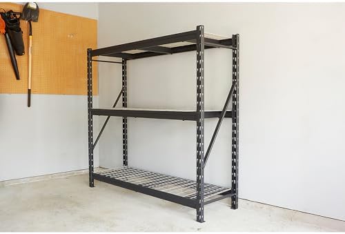 Ironton 3-Tier Steel Shelving Rack, 6,000-Lb. Total Capacity