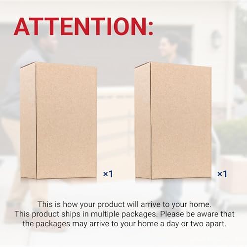 FLEXIMOUNTS 2x4ft Garage Storage, 4 Pack Garage Wall Shelving, Black