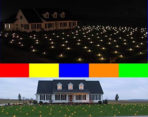 Lawn Lights Illuminated Outdoor Decoration, LED, Christmas, 36-10, Static Multicolor