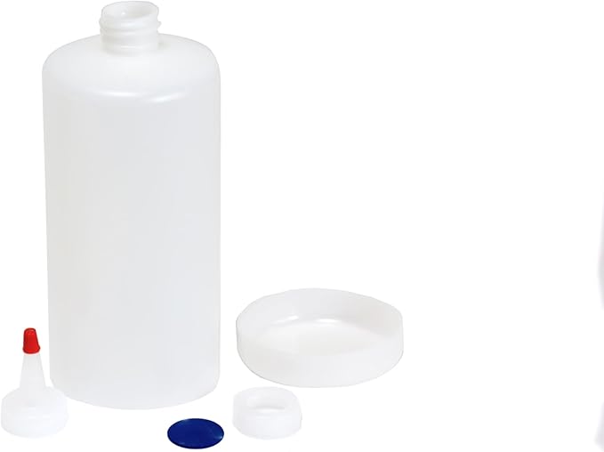 Prince Castle Sauce Dispenser, 2/3oz Sauce Gun, Black+ Bottle and end + Dispensing Cap, Ring and Liner- Commercial Dispenser For Thick Sauces Like Tartar, Mayonnaise, Sour Cream, Condiments, Guacamole