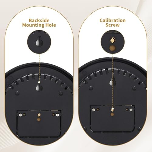 3-in-1 All Season Weather Station, Accurate Celsius Thermometer Barometer Hygrometer, Indoor Outdoor Temperature Humidity Air Pressure Monitor, Wall & Desk Mount for Home Office Greenhouse