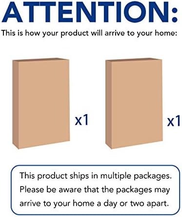 FLEXIMOUNTS 3x6 Overhead Garage Ceiling Storage Rack, 2 Pack, White