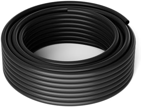 1/2 Inch Blank Drip Irrigation Tubing, 60FT Distribution Hose for Garden, Greenhouse & Raised Beds, Flexible UV-Resistant Watering Line for Drip Irrigation Systems