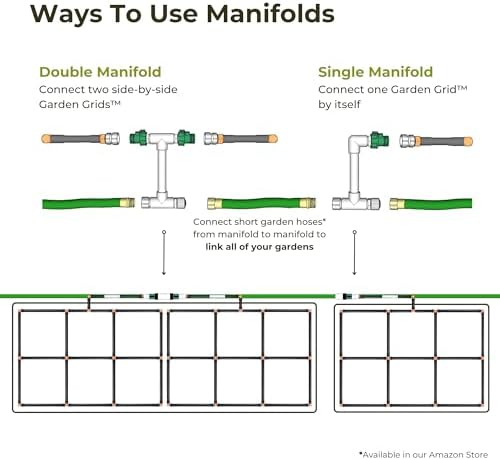 Garden Grid Manifold | Link Multiple Garden Grids | 32" Tall, Single Style