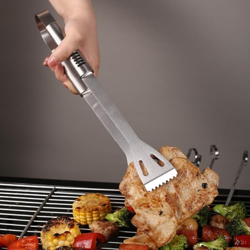 BBQ Grilling Tools Set,Stainless Steel Grilling Accessories Kit for Men Gift,8pc BBQ Grill Utensils Gift Kit with Carrying Case BBQ Tools Grill Tools Set for Backyard Outdoor Grill Cooking Utensils