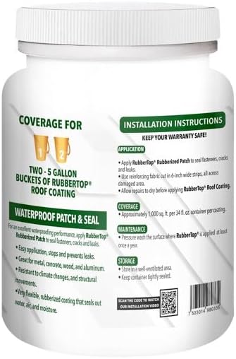 Rubbertop Silicone Rubberiized Patch