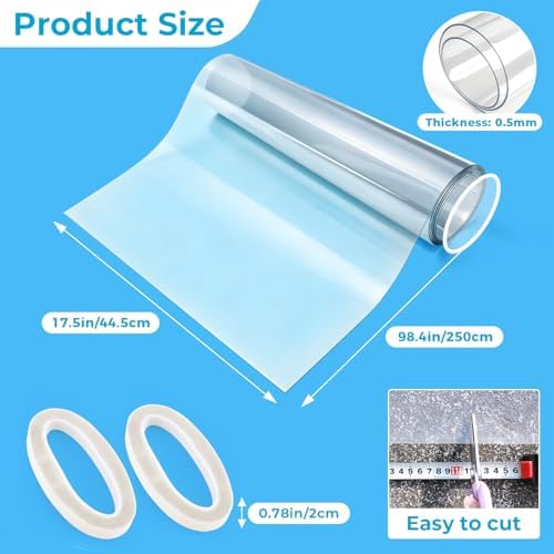 Squirrel Baffle for Tree Trunk,Squirrel Tree Guard Trunk Protector for Wooden Post Bird Feeder,Outside Baffle Guard Protector from Raccoon Deer Iguana (98inch)