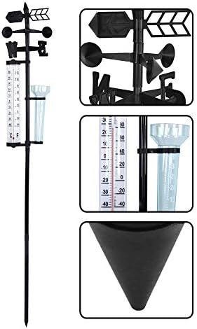 Gauge, Wind Gauge Gauge and Thermometer for, Farm, Field