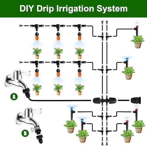 260 FT Drip Irrigation System