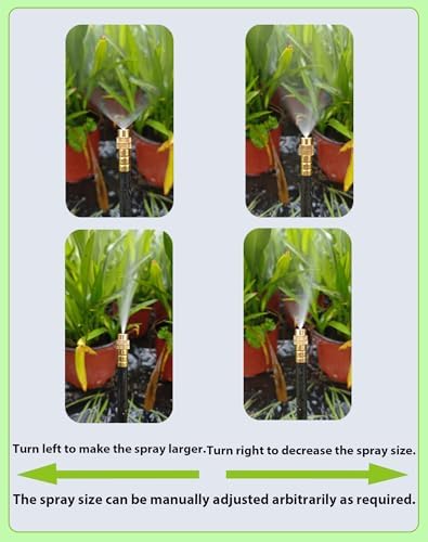 360° Adjustable Drip Irrigation Sprinkler Kit – Garden Watering System