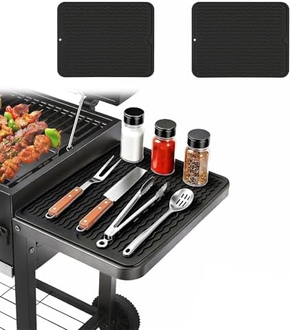 Silicone Grill Tool Mat for Blackstone Griddle,Side Shelf Spatula Mat