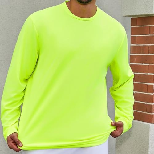LeeHanTon Men's Sun Shirts Sun Protection Hoodie Shirt UPF 50+ Long Sleeve Work Athletic Shirt with Hooded for Fishing Hiking