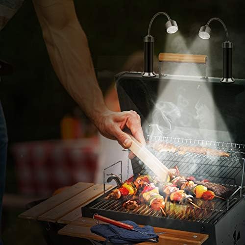 KOSIN Barbecue Grill Light for Outdoor Grill, Super-Bright Led BBQ Lights, Gifts for Men, Traeger Pit Boss Smoker Grill Accessories,Batteries Included