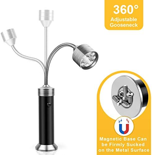 KOSIN Barbecue Grill Light for Outdoor Grill, Super-Bright Led BBQ Lights, Gifts for Men, Traeger Pit Boss Smoker Grill Accessories,Batteries Included