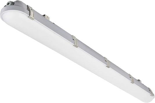 kadision 4FT Vapor Tight LED Light Fixture 40W/32W/24W Adjustable Light Output, 4800lm 5000K 100-277V, 0-10V Dimmable Vapor Proof LED Light for Car Washes Parking Garages, UL Listed
