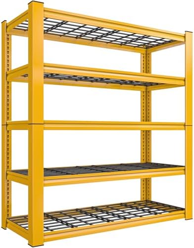 REIBII Garage Shelving 3200LBS Load Heavy Duty Storage Shelves for Basement