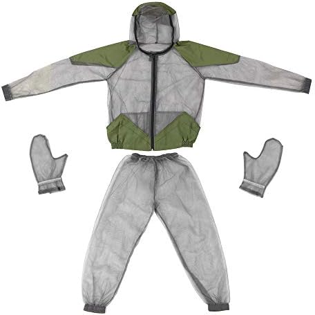 Lixada Ultra-fine Mesh Summer Wear Fine Net Cover Outdoor Breathable Jacket Suit