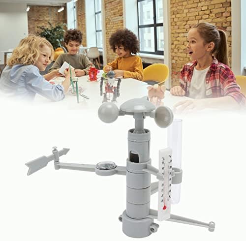 Zopsc DIY Weather Station, Multifunction Weather Station Set, Science Education S for Meteorologist, DIY Kit, Ren Set