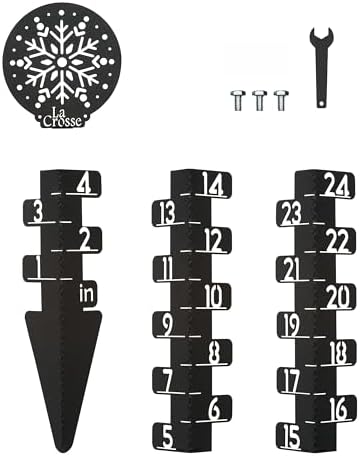 La Crosse 139-4686 24 Inch Metal Snow Gauge