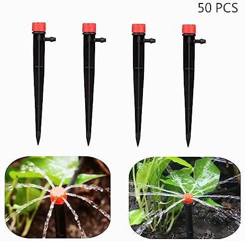 50pcs Drip Emitters for 1/4" Drip Irrigation Tubing