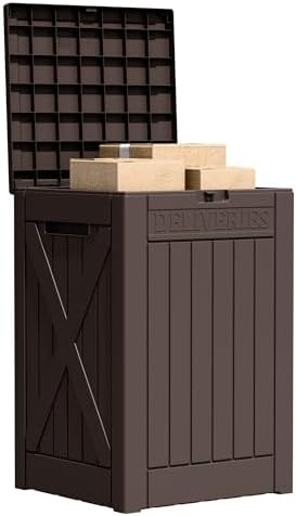 Flamaker 50 Gallon Deck Box, Package Delivery Storage Box for Outside