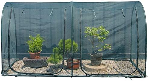 Large Tunnel 8.2'x4' Plant Netting Cover 4FT Tall Crop Cage Netting Pest Guard Cover for Vegetables Fruits Durable Gardening Net for Plant and Animal