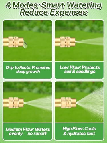 49ft Drip Irrigation System Kit for Raised Bed Plants Lawn