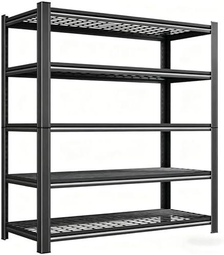 2Pack 72" H X 48" W X 24" D Heavy Duty Garage Shelving Unit