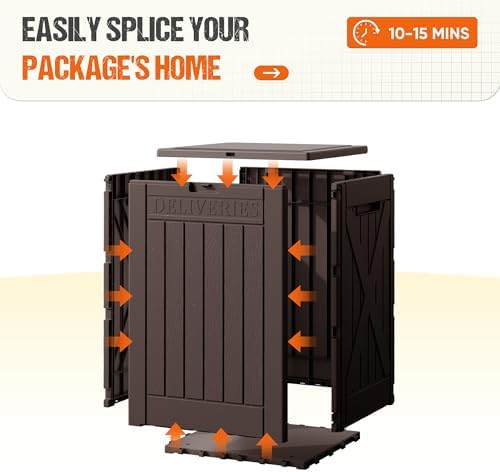 Flamaker 50 Gallon Deck Box, Package Delivery Storage Box for Outside