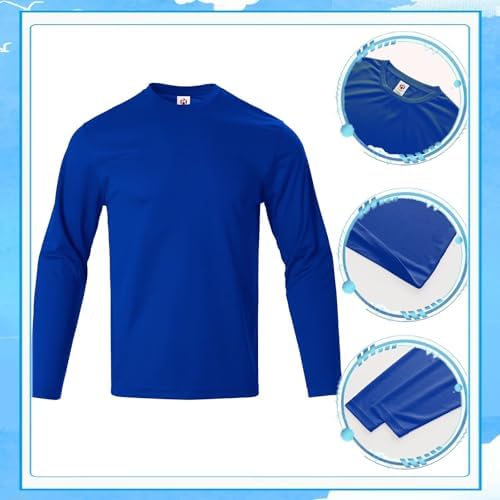 LeeHanTon Men's Sun Shirts Sun Protection Hoodie Shirt UPF 50+ Long Sleeve Work Athletic Shirt with Hooded for Fishing Hiking