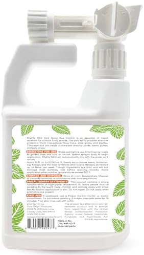 Mighty Mint Peppermint Oil Lawn & Yard Bug Control Spray, 32 oz