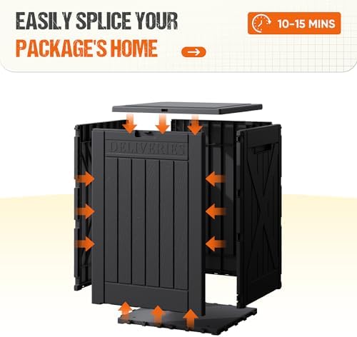 Flamaker 50 Gallon Deck Box, Package Delivery Storage Box for Outside