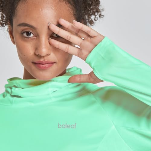 baleaf Women's SPF Shirts Long Sleeve Shirts UPF 50+ Hoodie Rash Guard