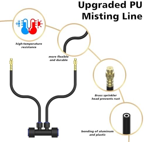 Drip Irrigation System 2 Ports - 360°Adjustable Garden Watering System