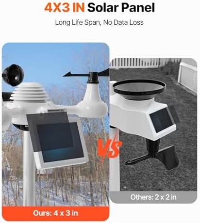 VEVOR YT60234 WiFi Weather Station 7-in-1 Weather Stations Indoor Outdoor