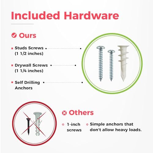 TIDYME Garage Tool Organizer Wall Mount, 80", 5 Racks 10 Hooks, 500 lbs