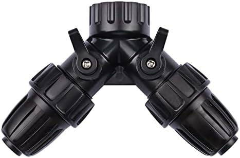1/2 Inch Drip Irrigation Tubing Adapter,2 Way Y Hose Splitter
