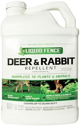 Liquid Fence Deer And Rabbit Repellent Concentrate 2.5 Gallons, 2 Pack
