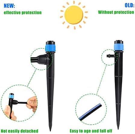 25 Pcs 360° Adjustable Drip Irrigation Spray Emitters