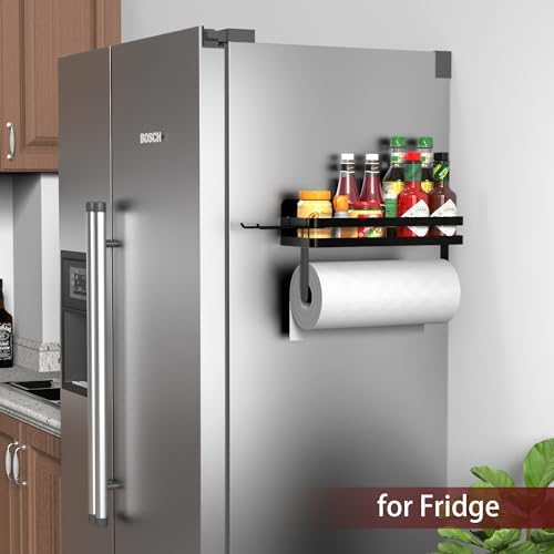 ZUNTO Magnetic Paper Towel Holder for Fridge, Strong Magnet, No Drill