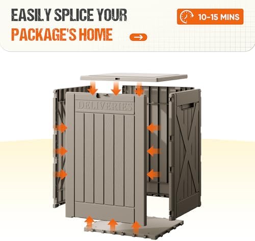 Flamaker 50 Gallon Deck Box, Package Delivery Storage Box for Outside
