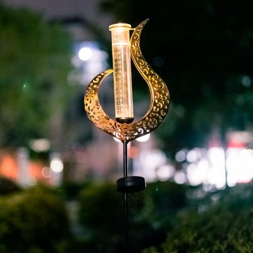 39'' Tall Rain Gauge Outdoor - Solar Flame Design