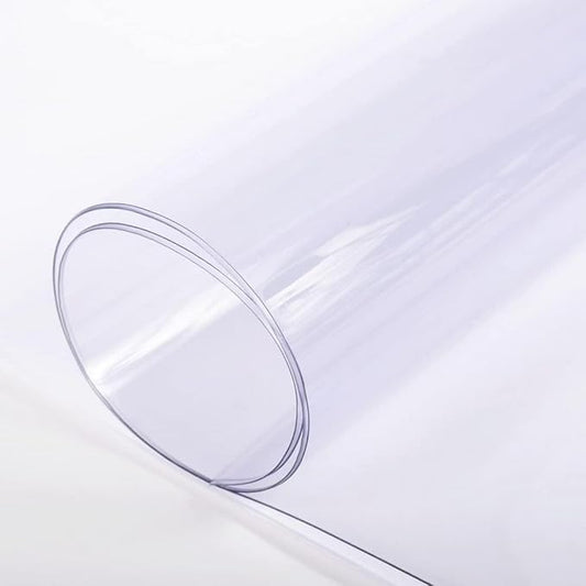 Farm Plastic Supply - Clear Vinyl Sheeting - 15 Mil - Vinyl Roll, Plastic Sheeting, Clear Vinyl Sheet for Storm Windows, Tablecloth Protector (4' x 3.5')