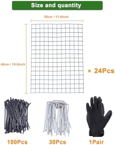 Plant Cages for Outdoor Plants - Metal Wire Mesh Plant Protector Cage/Guard