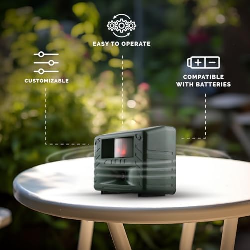Bird-X Yard Gard Silent Animal Repeller 4000 Sq. Ft. Deer Raccoons Skunks